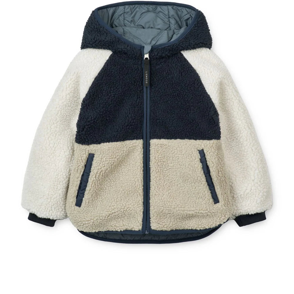 JACKSON Wendbare Jacke - Whale blue multi mix