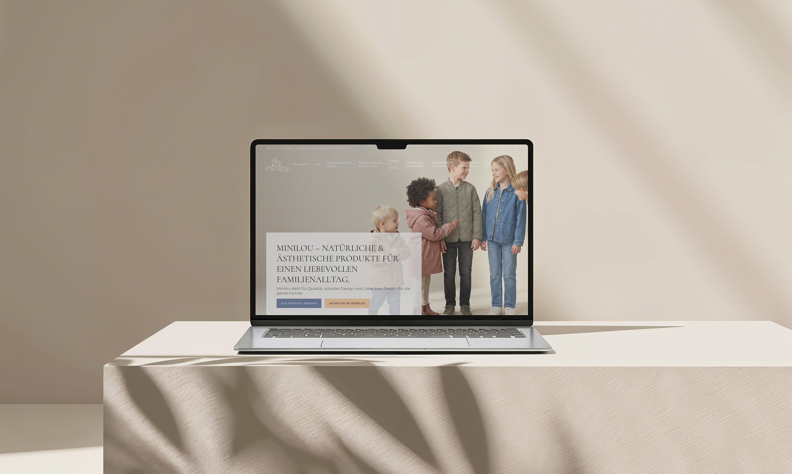 Neuer Schweizer Online-Shop Minilou.ch setzt auf Natürlichkeit und Community