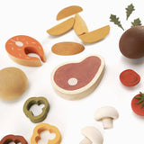 Holz-Lebensmittel-Set | Abendessen