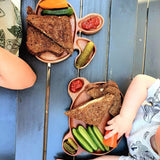 Kinder-Teller Bär aus umweltfreundlichem, handgefertigtem Holz