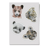 Reflektierende Sticker Tiere