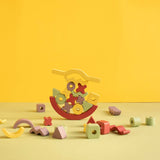 Kreatives Balancierspiel aus Holz lollipop