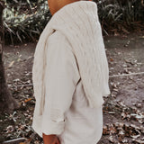 Bio Strickpullover Louí (handgemacht)