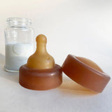 Weithals-Babyflaschenverschluss aus Naturkautschuk, Einzelpackung