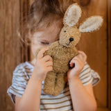 Tierpuppen Baby Hase | beige