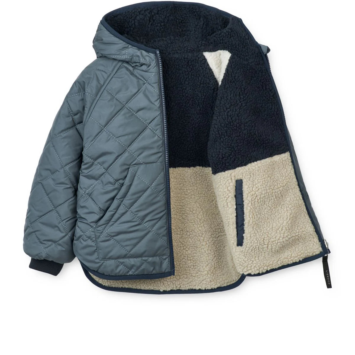 JACKSON Wendbare Jacke - Whale blue multi mix