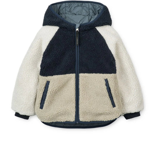 JACKSON Wendbare Jacke - Whale blue multi mix