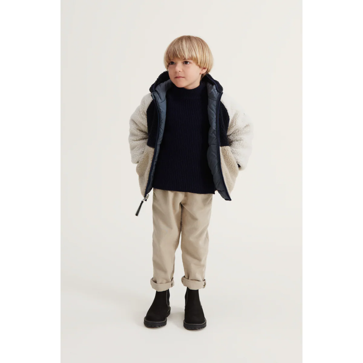 JACKSON Wendbare Jacke - Whale blue multi mix