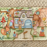 Holzpuzzle | Geburtstagsparty Maus