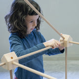 Trigonos Maxi Kreema – Holzbauspiel zum Höhlen & Häuser bauen